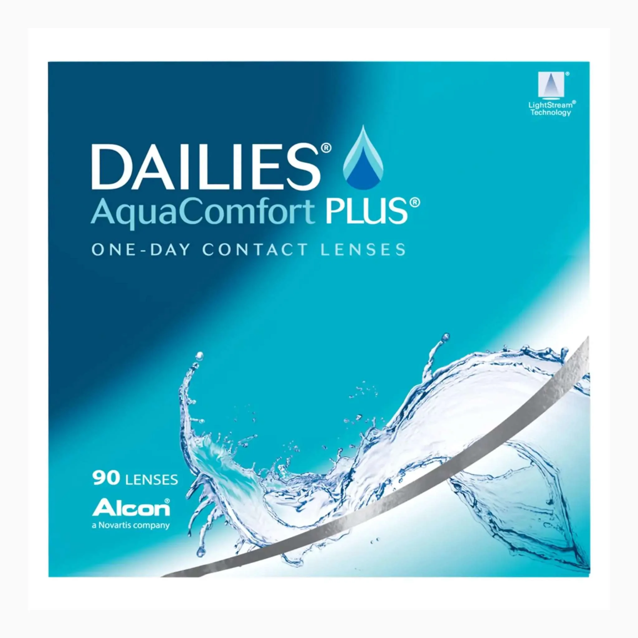 DAILIES AQUACOMFORT PLUS 1 DAY CLEAR (90 lenses)